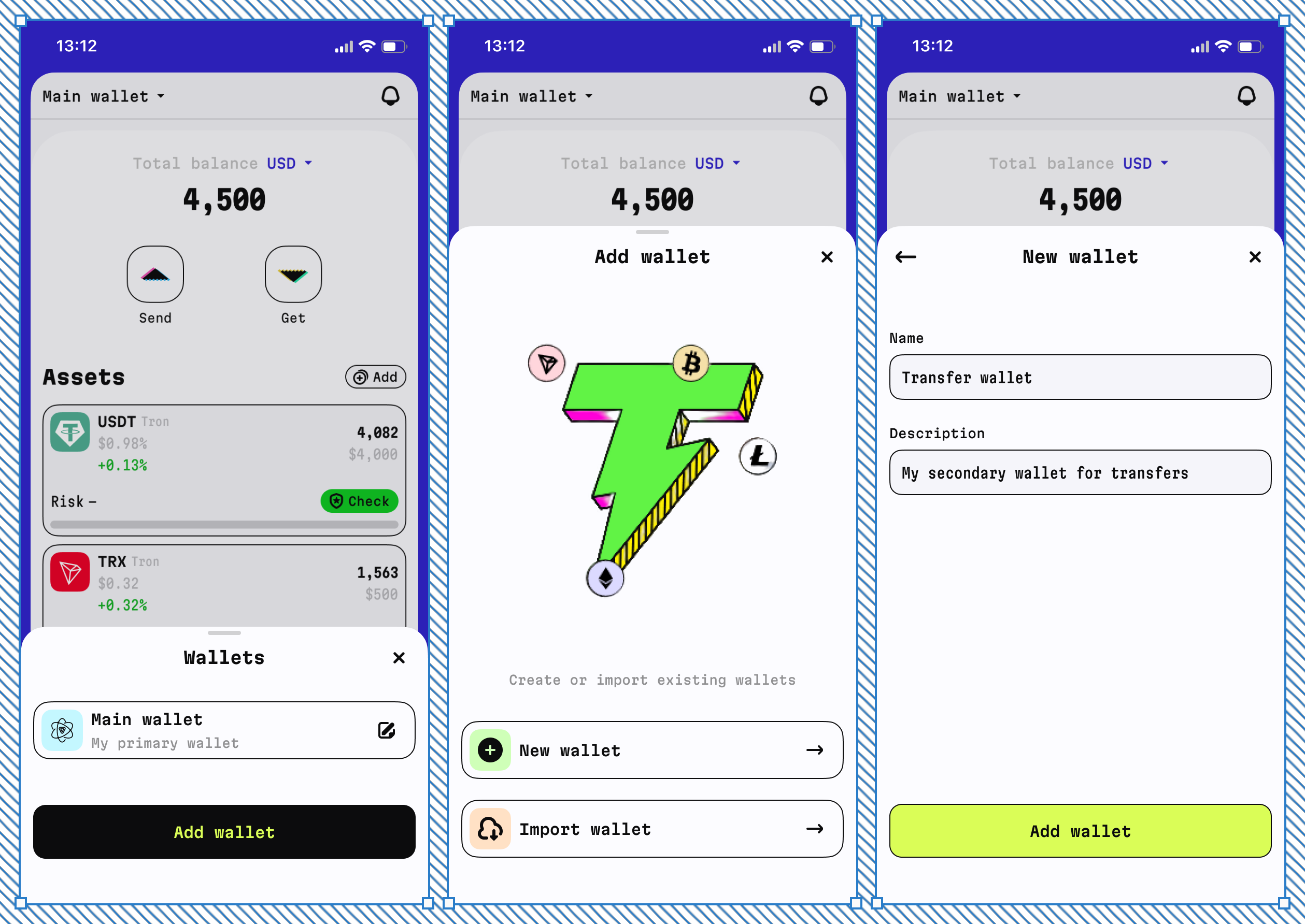 Risk visibility in asset cards